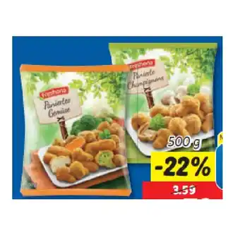 Lidl Paniertes Gemüse oder Champignons Lidl APP Preis Angebot