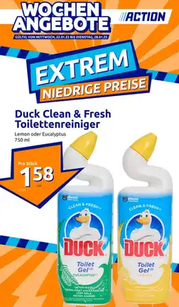 Action Duck Clean & Fresh Toilettenreiniger Angebot