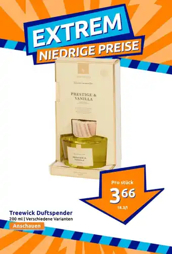 Action Treewick Duftspender Angebot