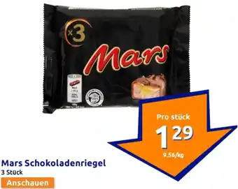 Action Mars Schokoladenriegel Angebot