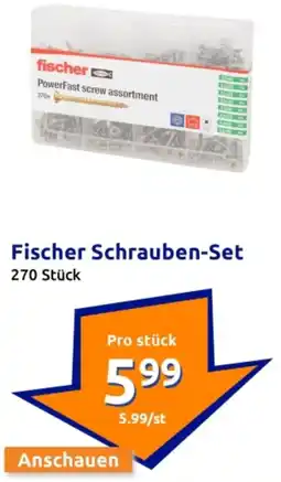 Action Fischer Schrauben-Set Angebot