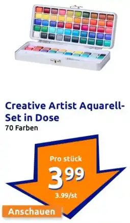 Action Creative Artist Aquarell- Set in Dose Angebot