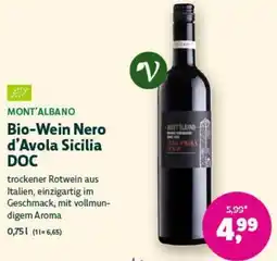 Denn's Biomarkt Bio-Wein Nero d'Avola Sicilia DOC Angebot