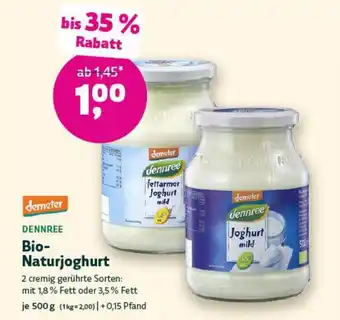 Denn's Biomarkt Bio- Naturjoghurt Angebot