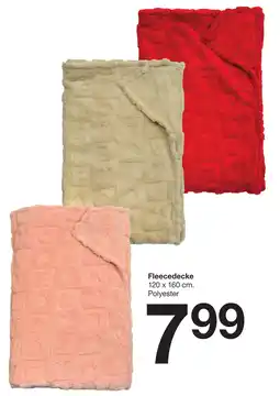 Zeeman Fleecedecke Angebot