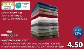 JYSK Handtuch Karlstad Angebot