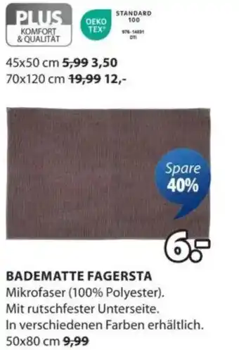 JYSK Badematte Fagersta Angebot