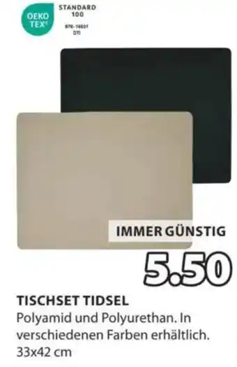 JYSK Tischset Tidsel Angebot