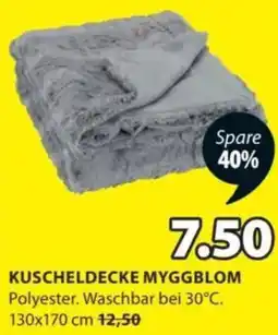 JYSK Kuscheldecke myggblom Angebot