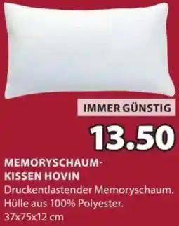 JYSK Memoryschaum- kissen hovin Angebot