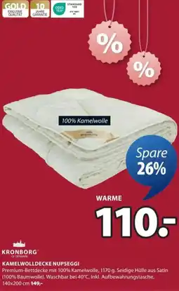 JYSK Kamelwolldecke nupseggi Angebot