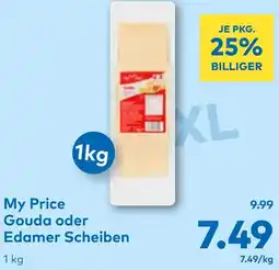 T&G Gouda oder Edamer Scheiben Angebot