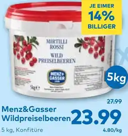 T&G Menz&Gasser Wildpreiselbeeren Angebot