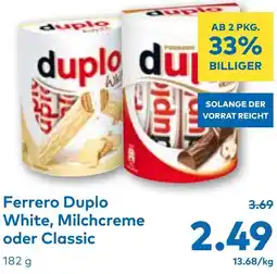 T&G Ferrero Duplo White, Milchcreme oder Classic Angebot