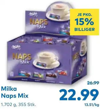 T&G Milka Naps Mix Angebot