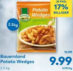 T&G Potato Wedges Angebot