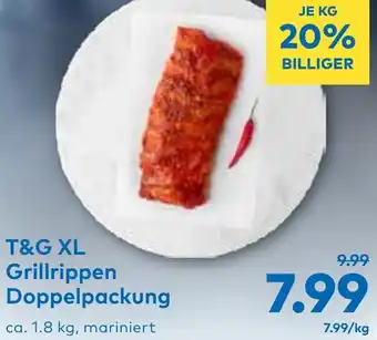 T&G Grillrippen Doppelpackung Angebot