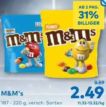 T&G M&M's Angebot