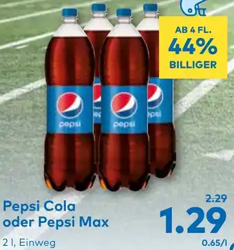 T&G Pepsi Cola oder Pepsi Max Angebot