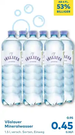 T&G Vöslauer Mineralwasser Angebot