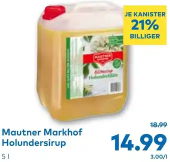 T&G Mautner Markhof Holundersirup Angebot