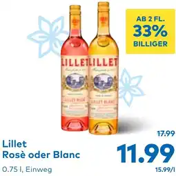 T&G Lillet Rosè oder Blanc Angebot