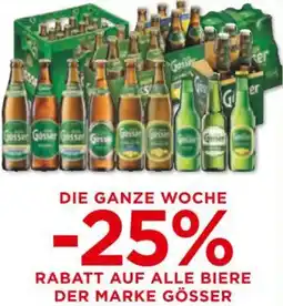 Unimarkt Rabatt auf alle biere der marke gösser Angebot