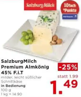 Unimarkt SalzburgMilch Premium Almkönig 45% F.I.T Angebot