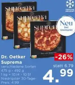 Unimarkt Dr. Oetker Suprema Angebot