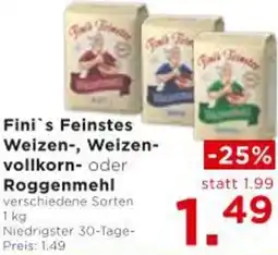 Unimarkt Fini's Feinstes Weizen-, Weizen- vollkorn- oder Roggenmehl Angebot