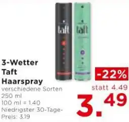 Unimarkt 3-Wetter Taft Haarspray Angebot