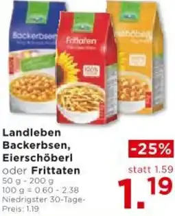 Unimarkt Landleben Backerbsen, Eierschöberl oder Frittaten Angebot