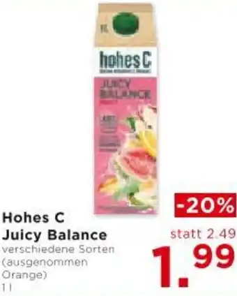 Unimarkt Hohes C Juicy Balance Angebot