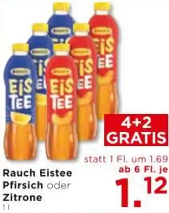 Unimarkt Rauch Eistee Pfirsich oder Zitrone Angebot