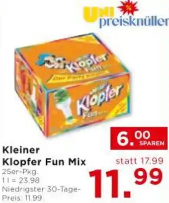 Unimarkt Kleiner Klopfer Fun Mix Angebot