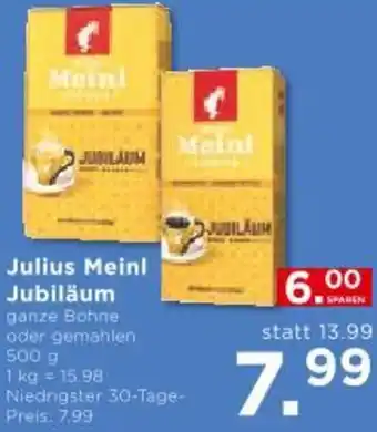 Unimarkt Julius Meinl Jubiläum Angebot