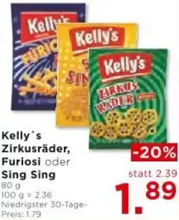 Unimarkt Kelly's Zirkusräder, Furiosi oder Sing Sing Angebot