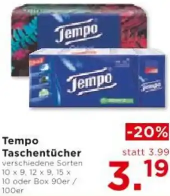 Unimarkt Tempo Taschentücher Angebot