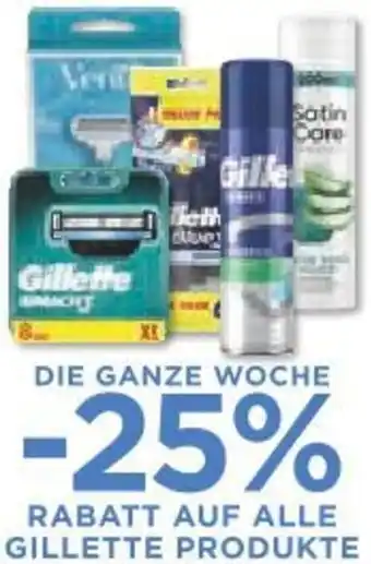 Unimarkt Rabatt auf alle gillette produkte Angebot