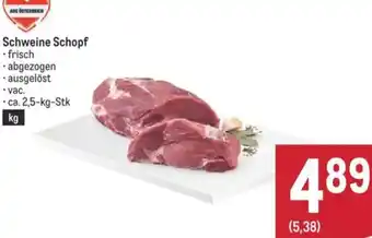 Metro Schweine Schopf Angebot