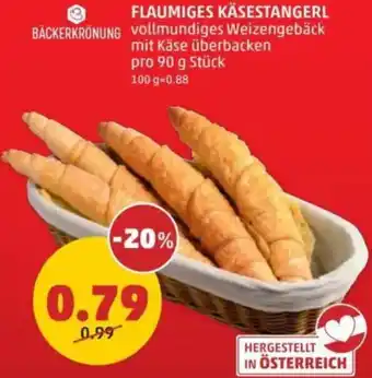 PENNY Flaumiges käsestangerl Angebot