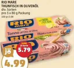 PENNY Rio mare thunfisch in olivenöl Angebot