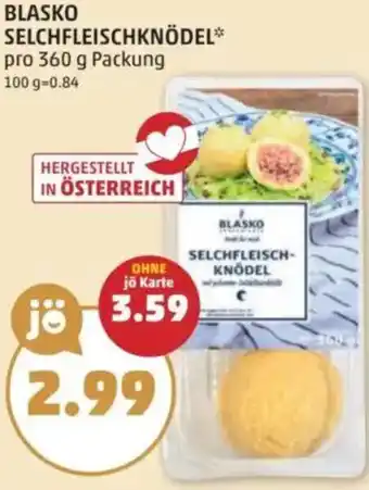 PENNY Blasko selchfleischknödel Angebot