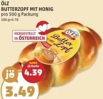 PENNY Ölz butterzopf mit honig Angebot