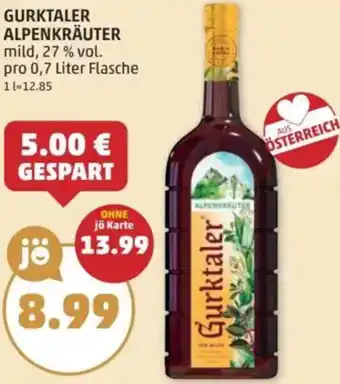 PENNY Gurktaler alpenkräuter Angebot