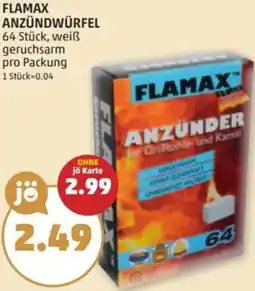 PENNY Flamax anzündwürfel Angebot