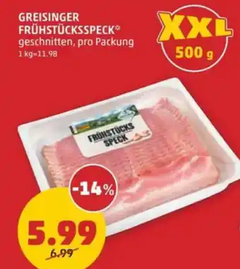 PENNY Greisinger frühstücksspeck Angebot