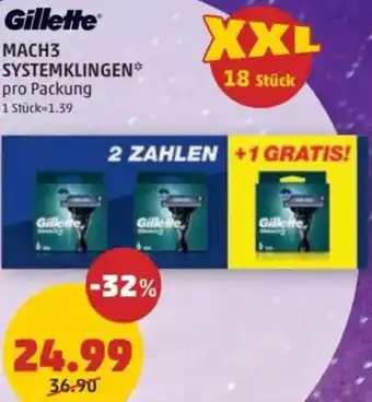 PENNY Mach3 systemklingen Angebot