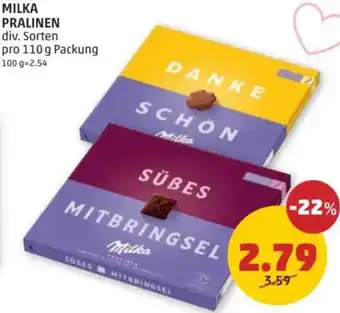 PENNY Milka pralinen Angebot