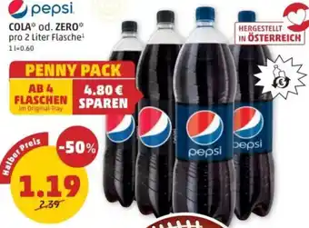 PENNY Cola od. zero Angebot